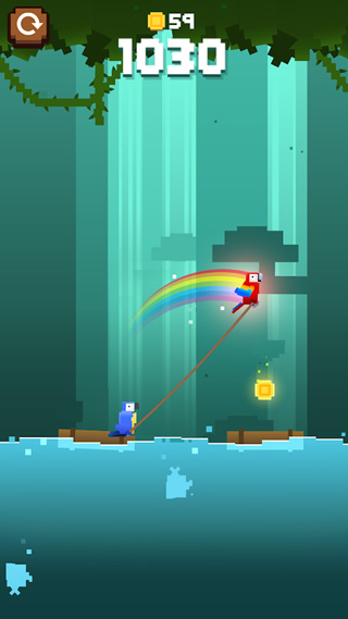 猴子繩索跳躍游戲(1)